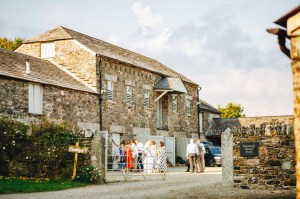 Entrance to Bradstone Manor Weddings courtyard and barns