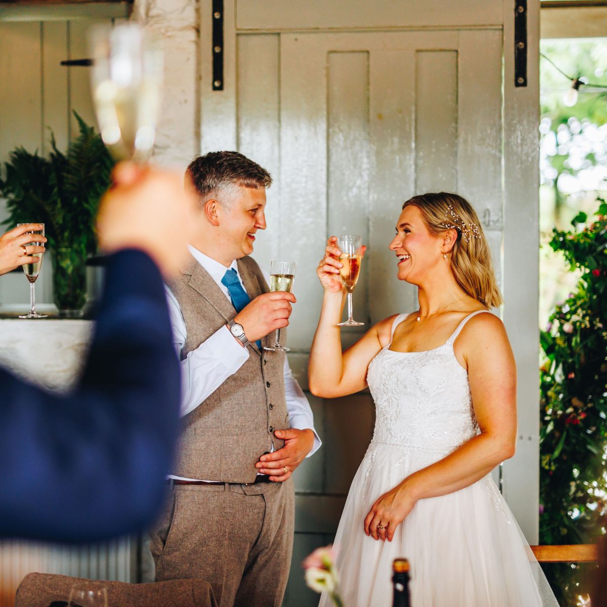 Alison & Dave – a joyful summertime Bradstone Wedding